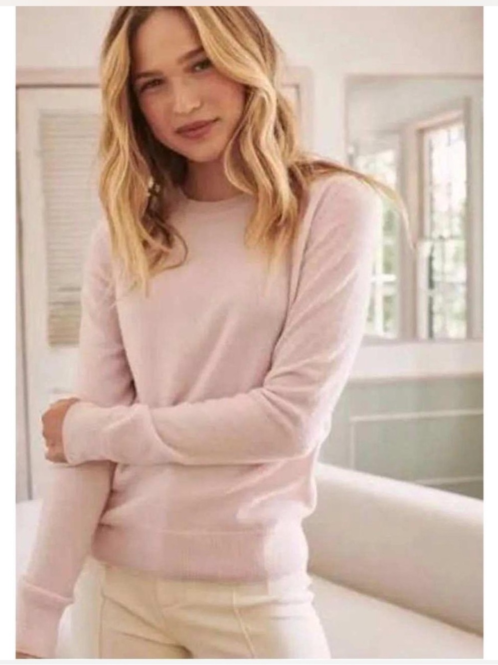 Quince Mongolian Cashmere Crewneck Sweater